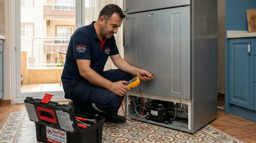 Sertler Soğutma yerinde tamir hizmeti ve orijinal yedek parça kullanımı