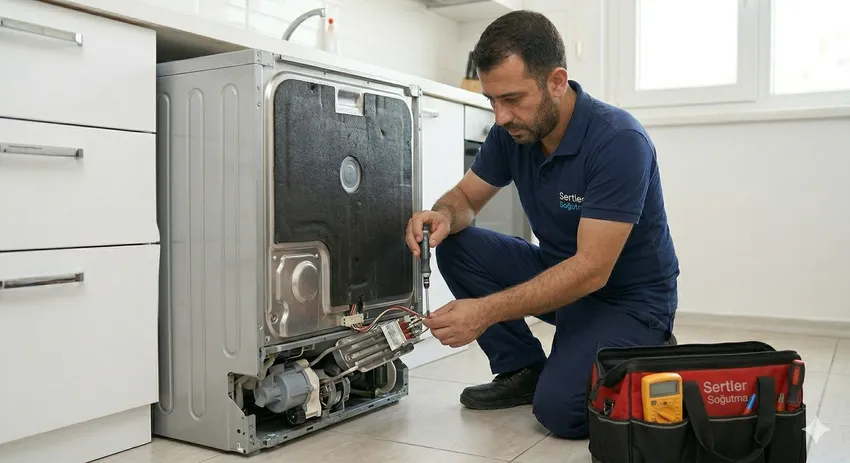Tarsus bulaşık makinesi tamircisi yerinde arıza tespiti